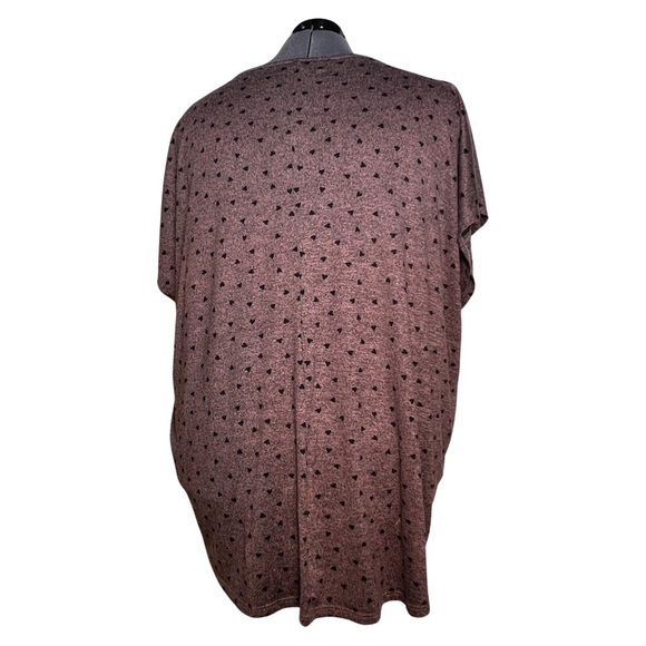 Maurices 24/7 Flawless Cozy Heart Pink Dolman Sleeve Tee (Size 3X) - Picture 3 of 7